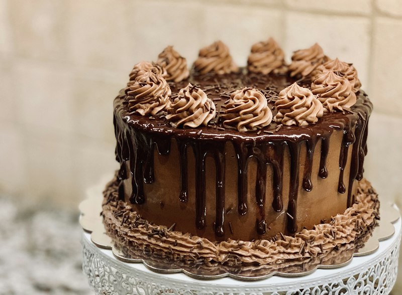 Decorated cake